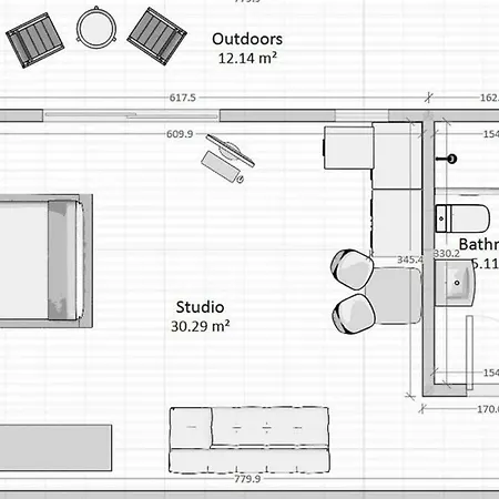 Cozy Studio Near The Beach 1Stfloor Nea Iraklitsa Exterior photo